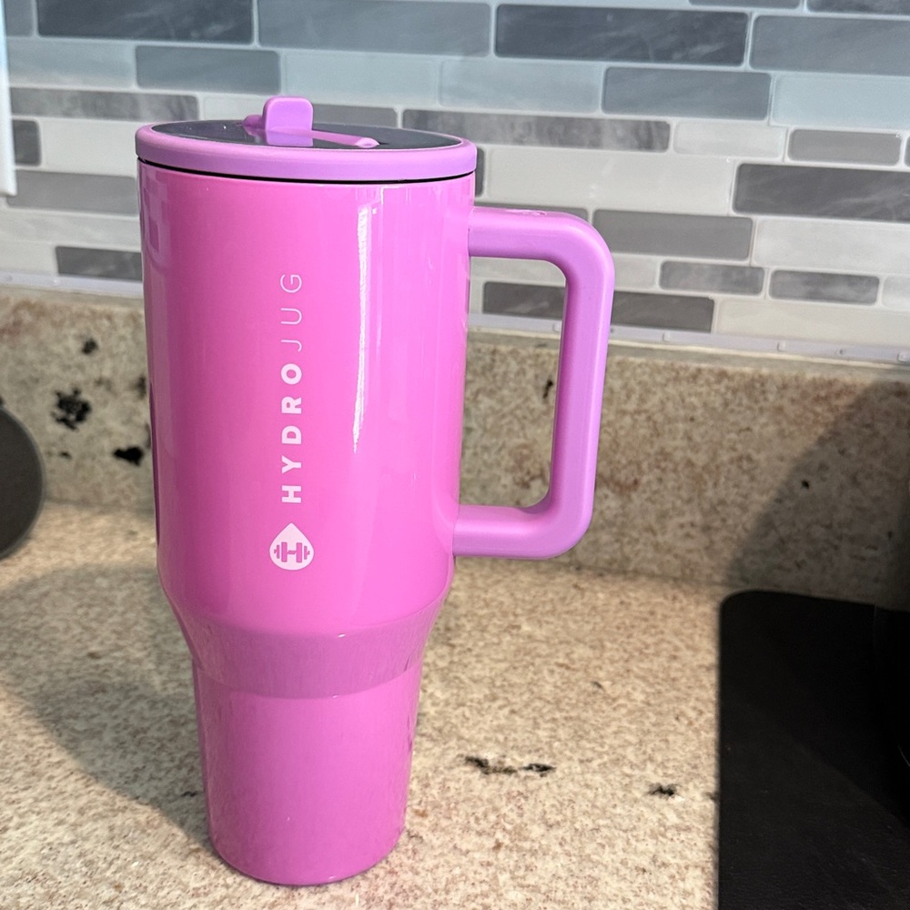 HydroJug Shiny Purple Travel Mug